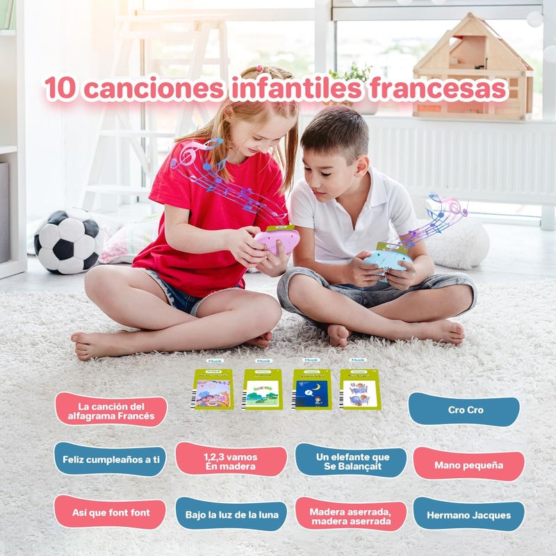 AHJ Store Spanish & English Talking Flash Cards for Toddler, 510 Sight Words Learning Toys, ABC & Numbers Educational Montessori Toys, Speech Therapy Toys, Children's Sensory Preschool Learning Birthday Gifts - Image 3